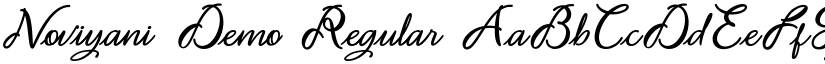 Noviyani_Demo Regular font