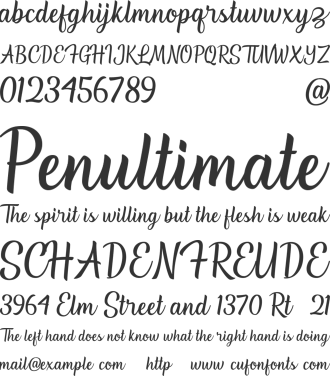 Southville Demo font preview
