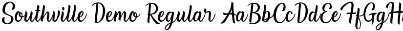 Southville Demo Regular font