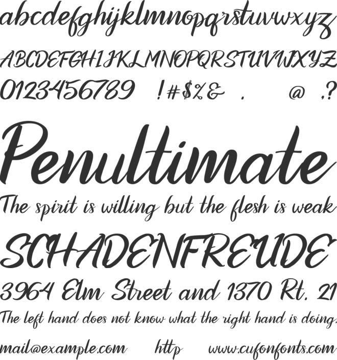 Ottoma font preview