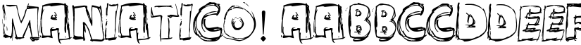 MANIATICO! font
