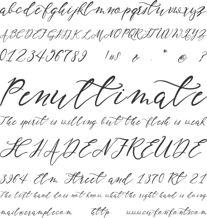 NF-Lukara font preview