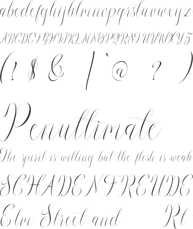 Brightday font preview