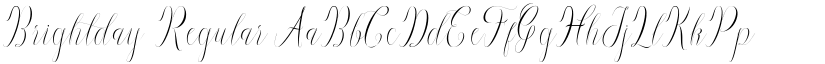 Brightday Regular font