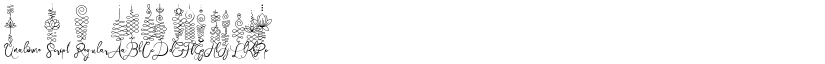 Unalome Script Regular font