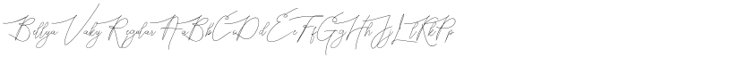 Bellya Vaky Regular font