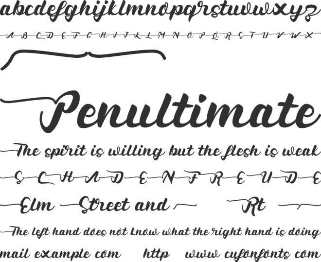 Valkyrian font preview