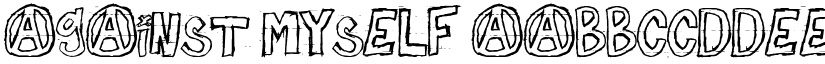 against myself font