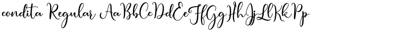 condita Regular font