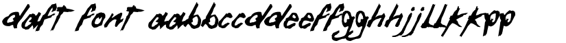 Daft Font font download