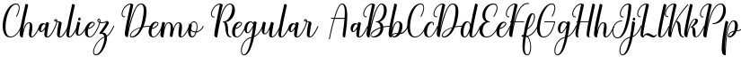Charliez Demo font download