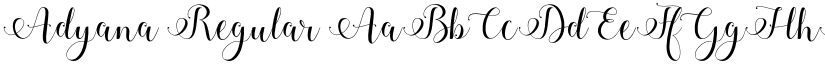 Adyana font download