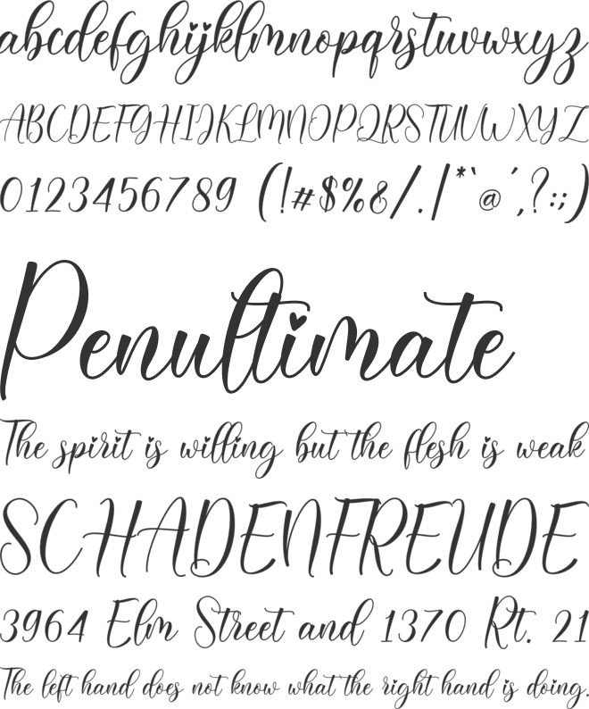 Daligona_DEMO font preview