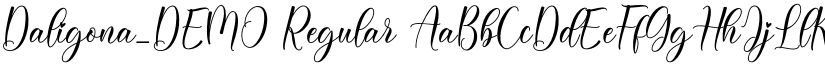 Daligona_DEMO Regular font