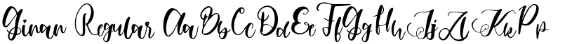 Ginan Regular font