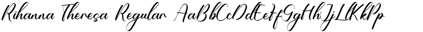 Rihanna Theresa font download