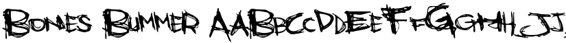 Bones Bummer font download