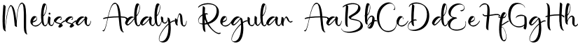 Melissa Adalyn font download