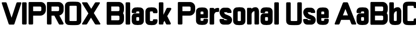 VIPROX Black Personal Use font