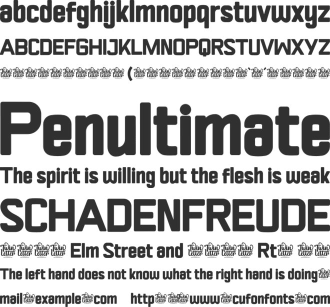 VIPROX font preview