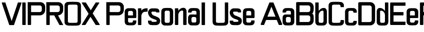 VIPROX Personal Use font