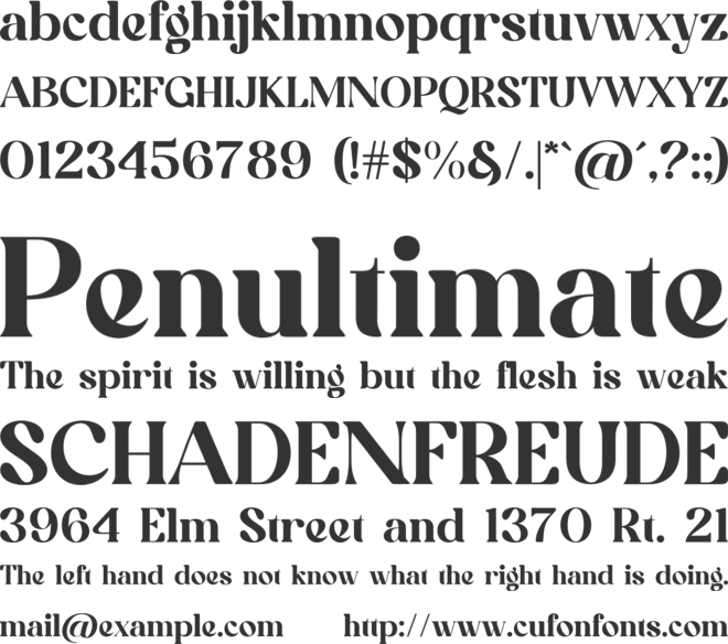 Alishia Mekayla font preview