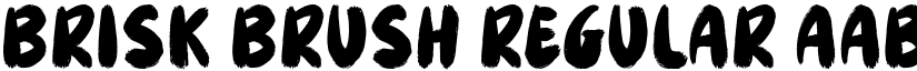 Brisk Brush Regular font
