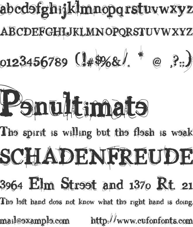 Vinyl George font preview