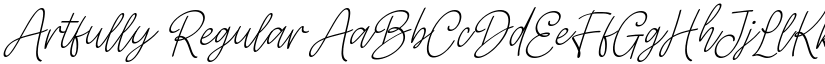 Artfully Regular font