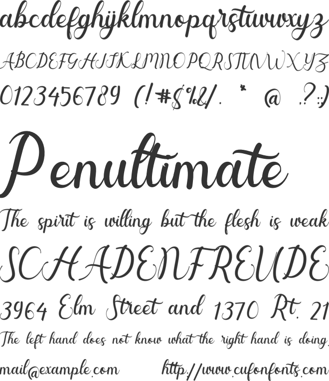 Johnathon Caiden font preview