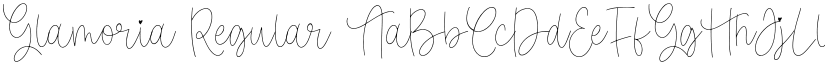 Glamoria Regular font