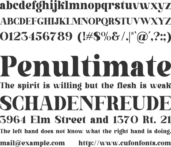 Aloka Gikairo font preview