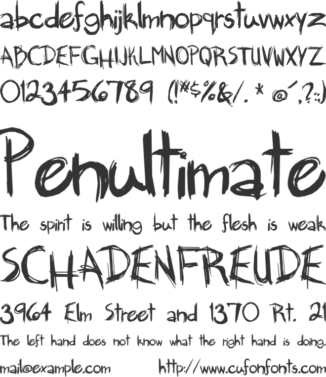 Brankovic font preview