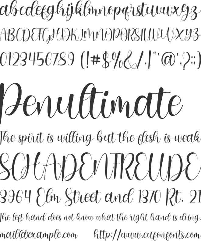 barisha font preview