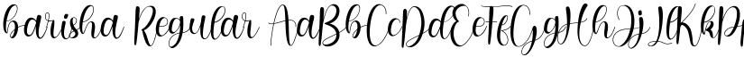 barisha Regular font