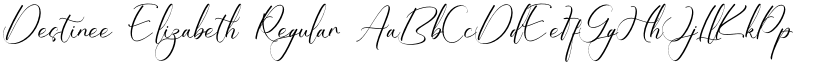 Destinee Elizabeth font download