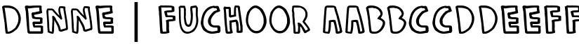 DENNE | Fuchoor font