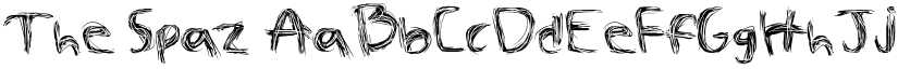 The Spaz font