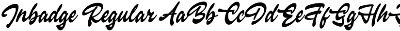 Inbadge font download
