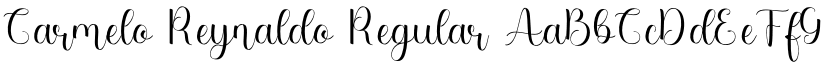 Carmelo Reynaldo Regular font