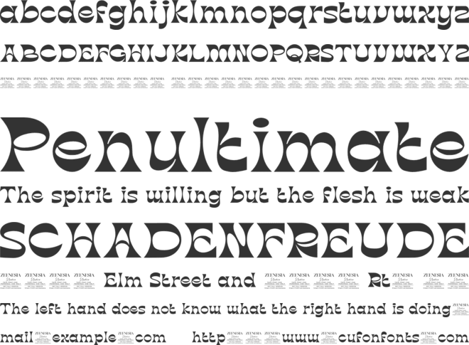 Breather font preview