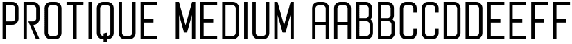Protique Medium font