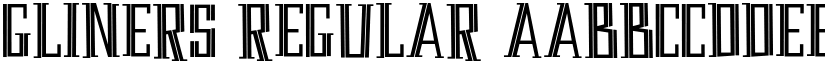 Gliners font download
