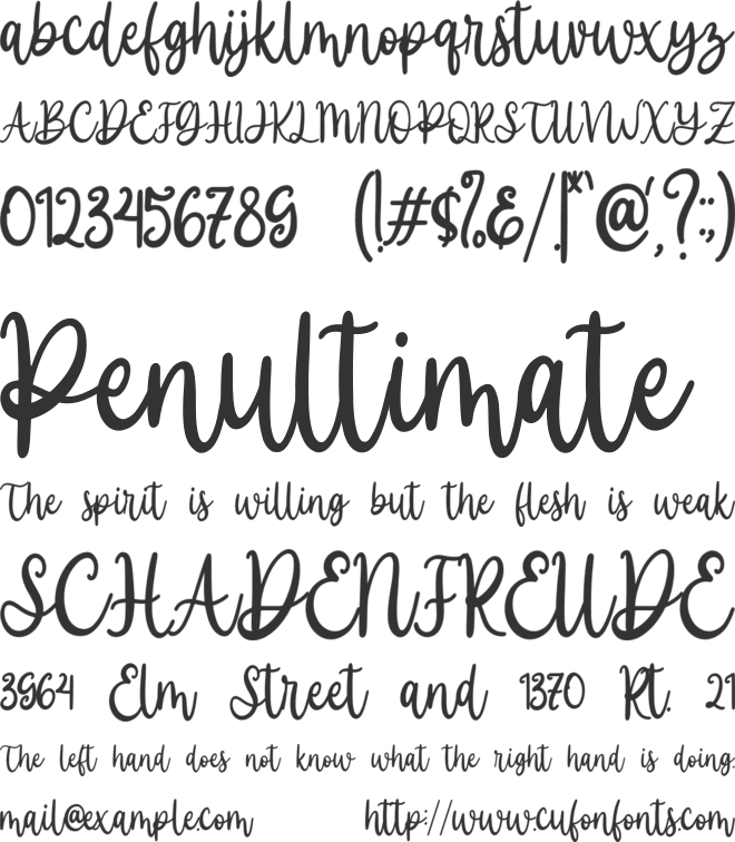 Algisttalleya font preview