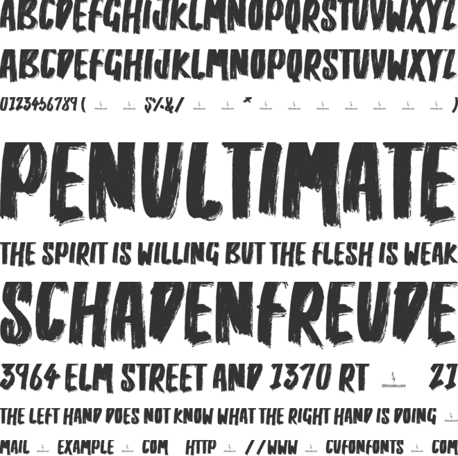 Mad Homie font preview