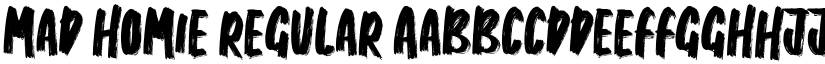 Mad Homie Regular font