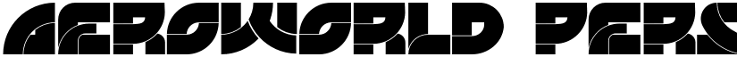 Aeroworld Personal Used font