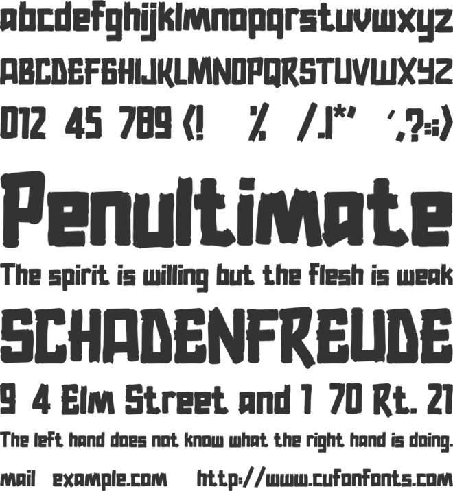 Dotoria font preview