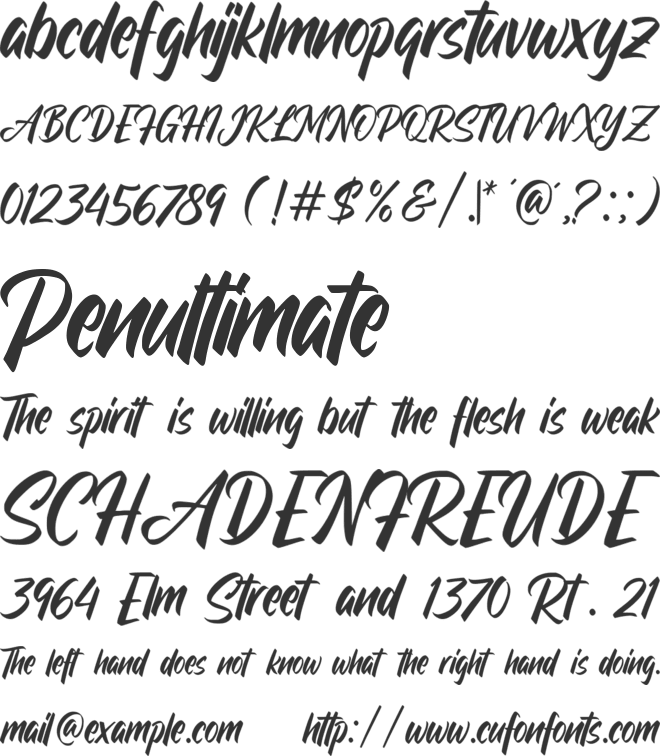 Original Factory font preview