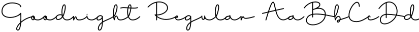 Goodnight font download